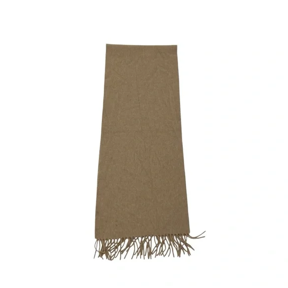 Amicale Cashmere for Neiman Marcus Cashmere Scarf OS Taupe/Tan - Picture 7 of 13